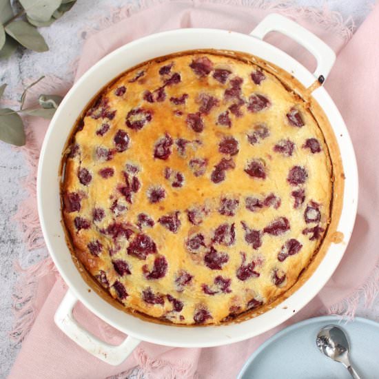 Easy Cherry Clafoutis