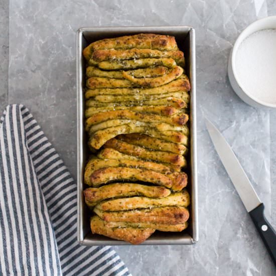 Pesto Pull-Apart Bread
