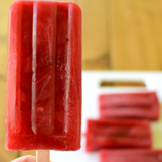 Blackberry Ginger Popsicles