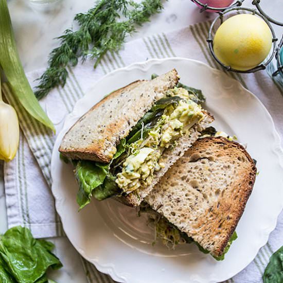 Avocado Egg Salad Sandwich