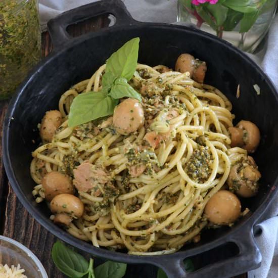 Pesto Pasta With Tuna