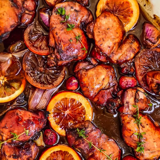 Honey Balsamic Glazed Chicken