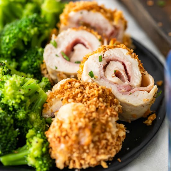 Baked Chicken Cordon Bleu