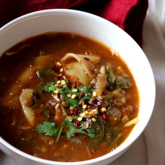 Vegan Lasagna Soup