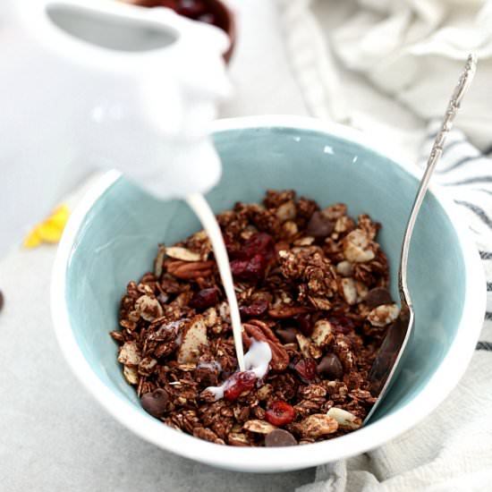 Healthy Chocolate Granola Recipe