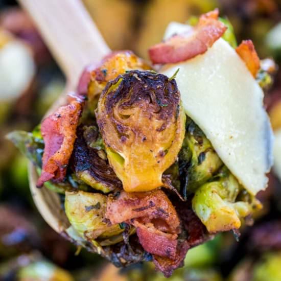 Keto Brussels Sprouts with Bacon