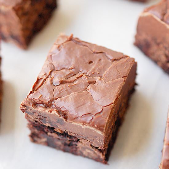 Nutella fudge brownies