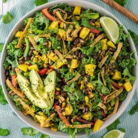 Mango, Kale and Quinoa Salad