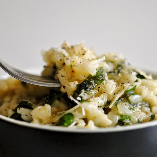 Microwave Risotto with Fresh Herbs