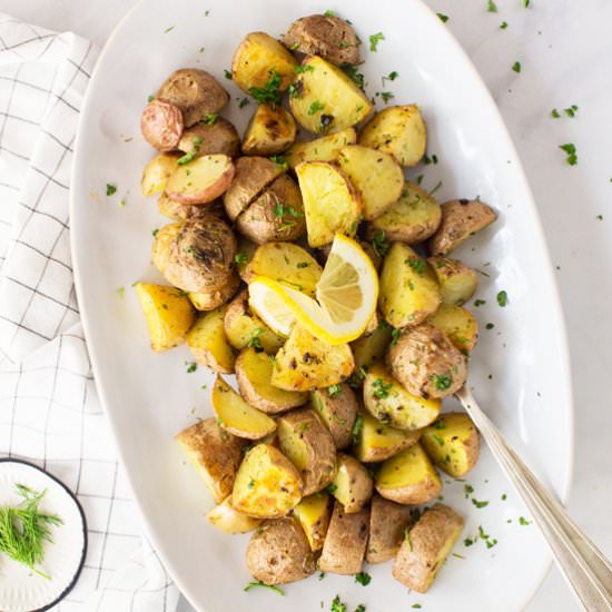 Lemon Dill Roasted Red Potatoes