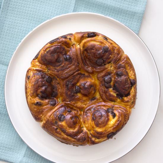 Cream Cheese and Chocolate Babka