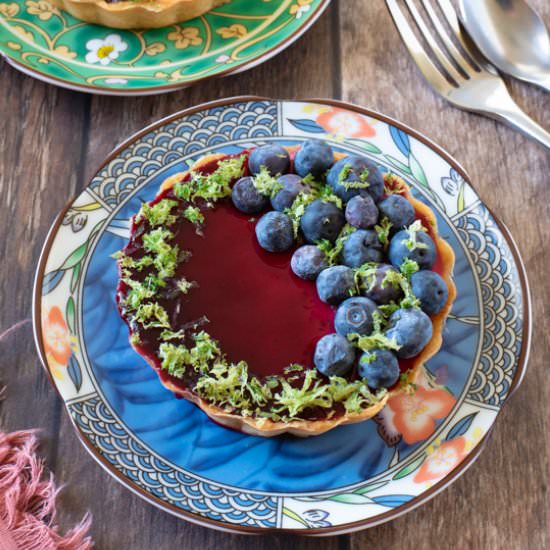 Lime Panna Cotta Tarts