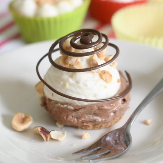 Nutella Mini Cheesecakes