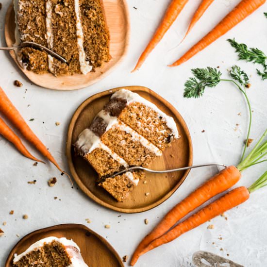 Carrot Cake w Cream Cheese Frosting