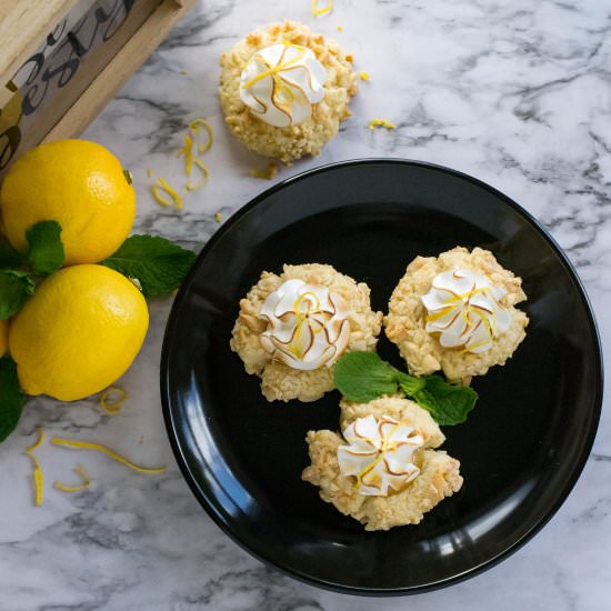 Lemon Meringue Thumbprint Cookies