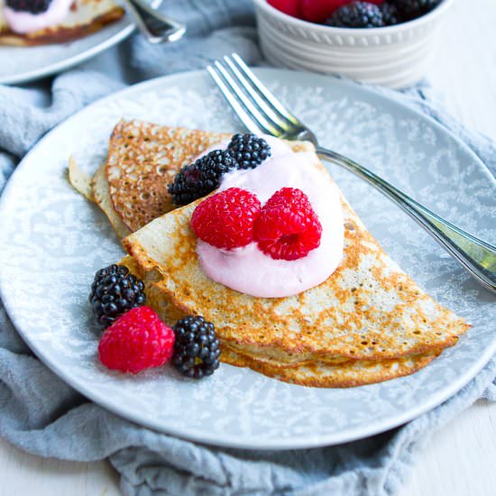 2-Ingredient Crepes