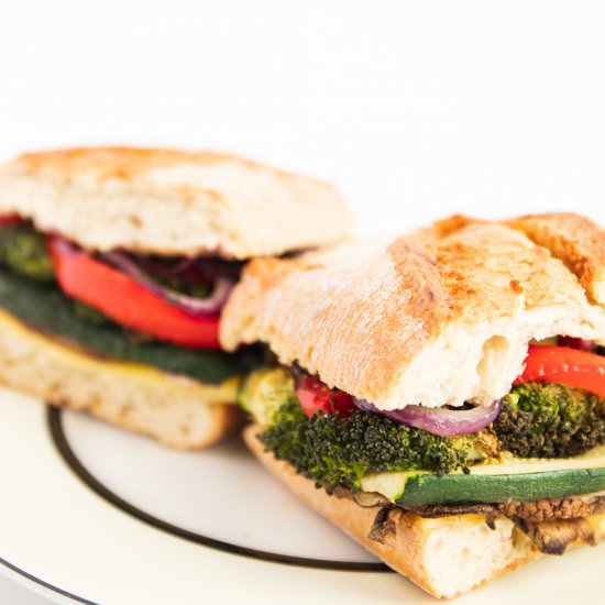 Roasted Veggie Sandwich