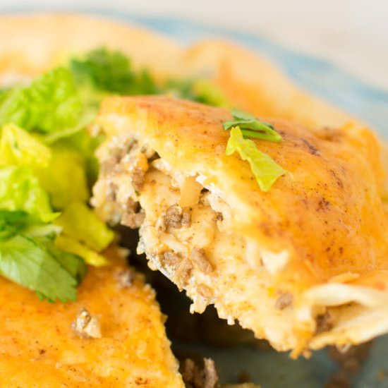 Beef Burrito Pie