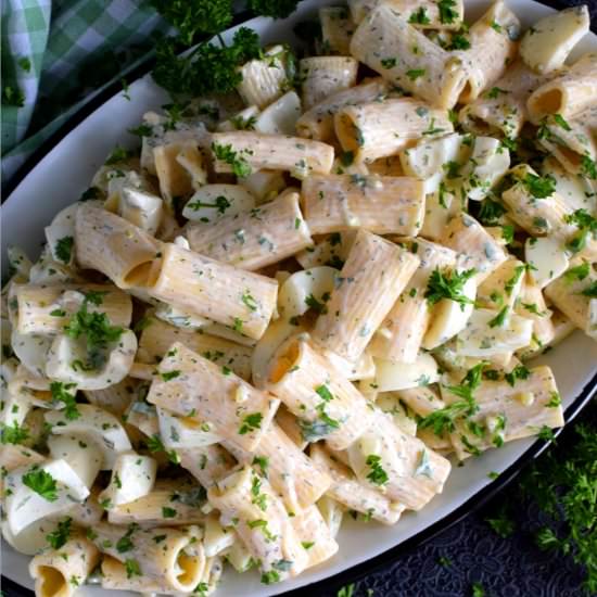 Deviled Egg Pasta Salad