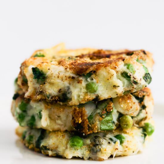 Veg-Packed Crab Cakes