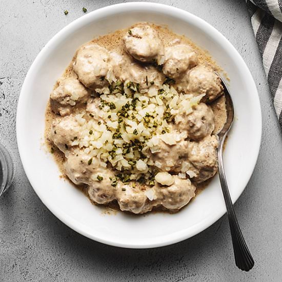 Crockpot Swedish Meatballs