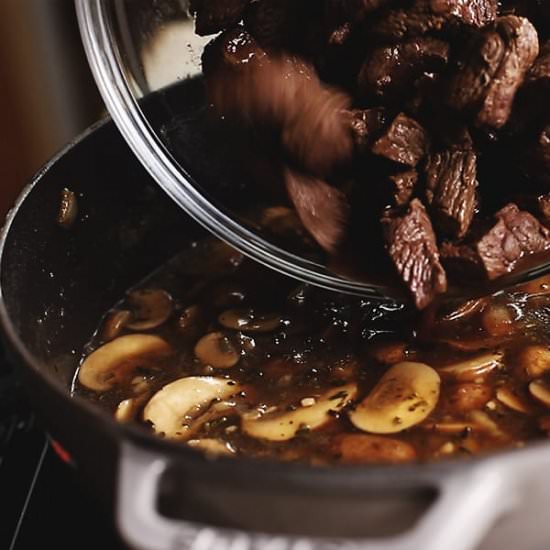 Leftover Steak Soup