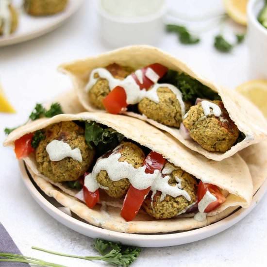 Gluten Free Baked Falafel