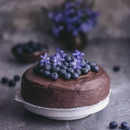 One bowl vegan chocolate cake