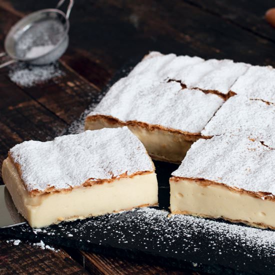 Kremšnita – Krempita – Cremeschnitt