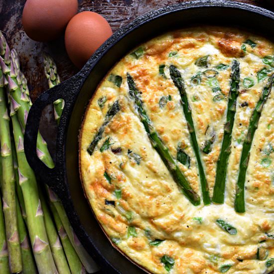 Mushroom & Asparagus Frittata