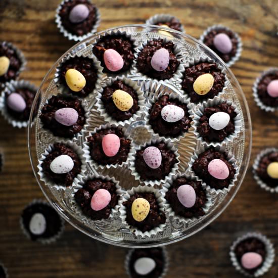 Mini Egg Chocolate Granola Bites