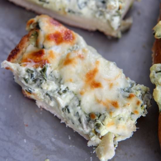 Spinach Artichoke Dip Bread