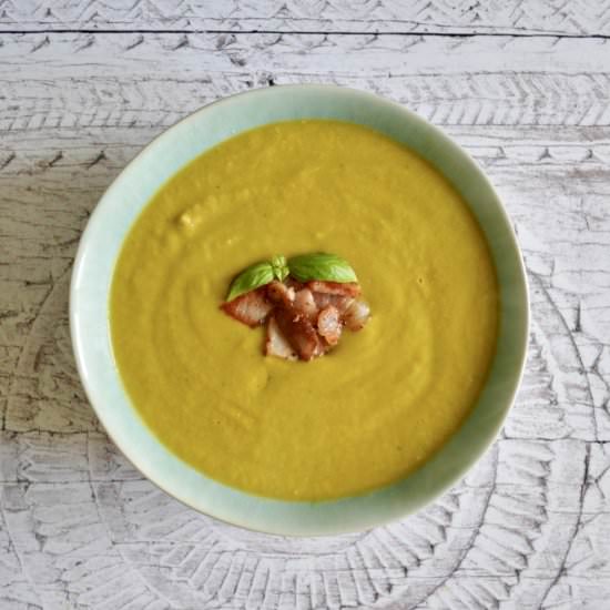 Butternut Squash & Spinach Soup