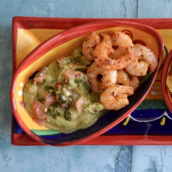 Cajun Prawns with Avocado