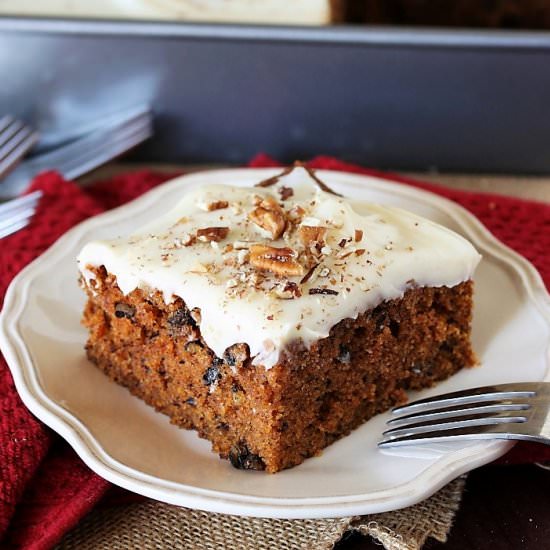 Carrot Cake Sheet