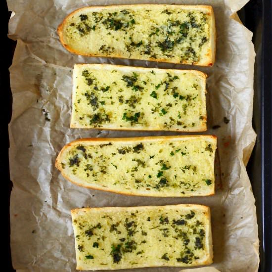 Vegan Garlic Bread