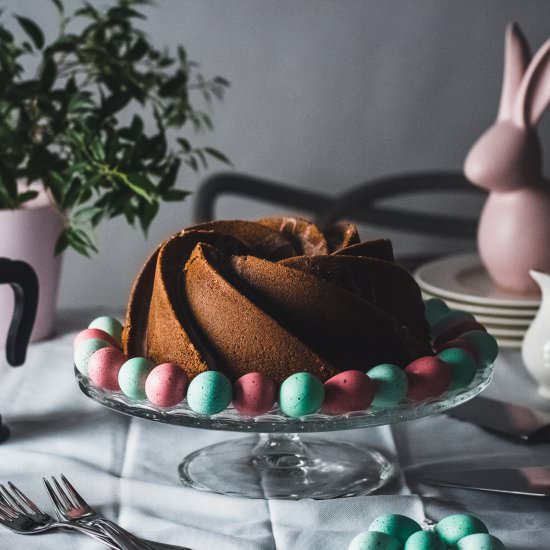 Easter Saffron Budt Cake