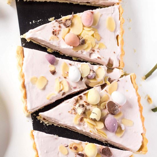 Easter Pink Raspberry Tart
