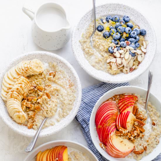 Breakfast Quinoa Oatmeal