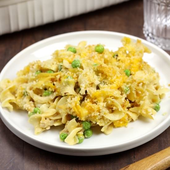 Cheesy Tuna Noodle Casserole