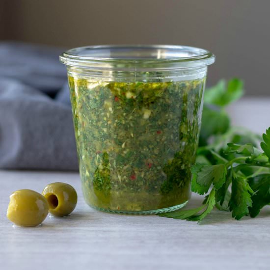 ‘Dirty’ Chimichurri Sauce