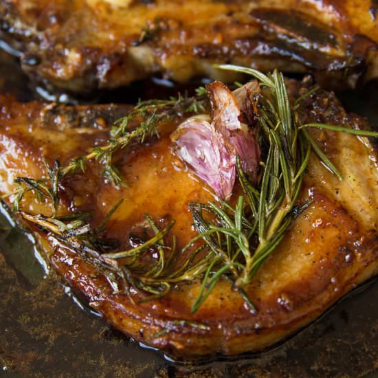 Honey Garlic Pork Chops
