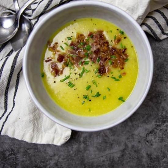 Leek and Yukon Gold Potato Soup