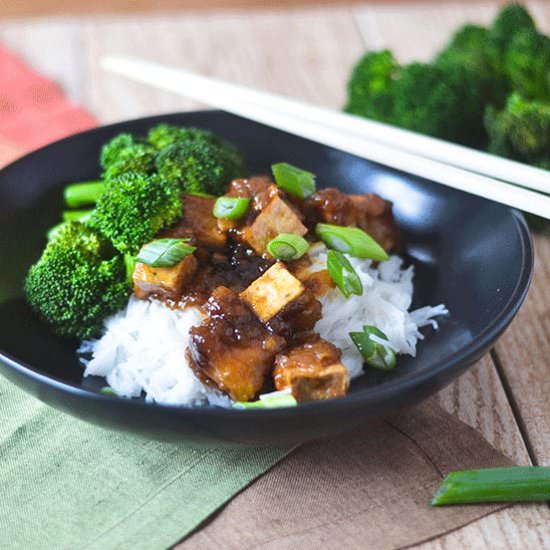 GF Asian Tofu Stir Fry