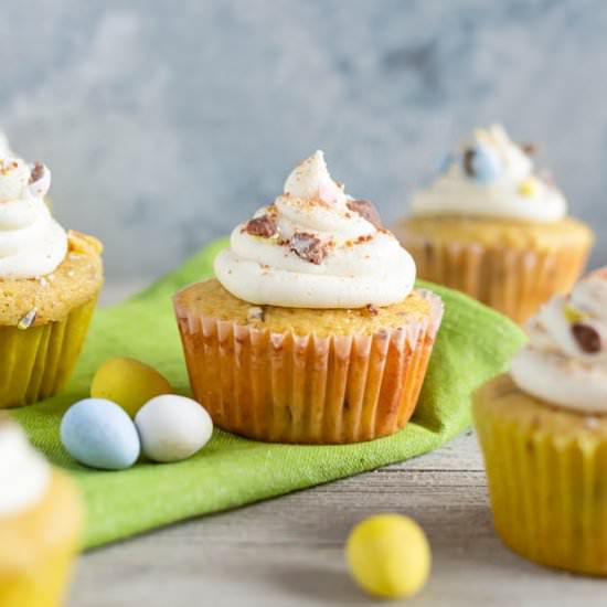 Cadbury Mini Egg Cupcakes