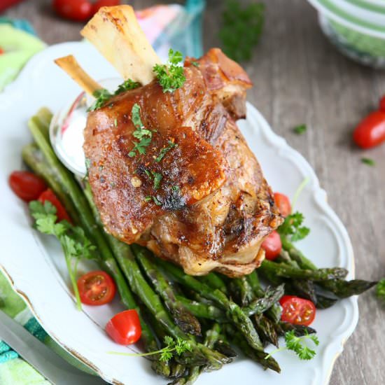 Knusprige Schweinshaxe