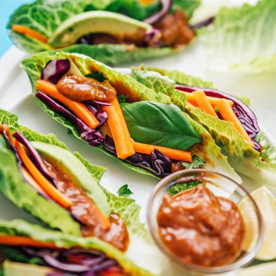 Fresh Veggie Lettuce Wraps