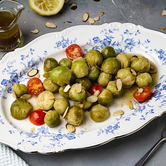Spicy Marinated Brussels Sprouts
