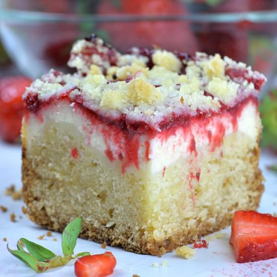 Strawberry Coffee Cake
