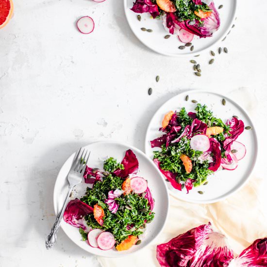 Kale & Radicchio Salad